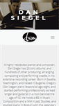 Mobile Screenshot of dansiegelmusic.com