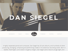 Tablet Screenshot of dansiegelmusic.com